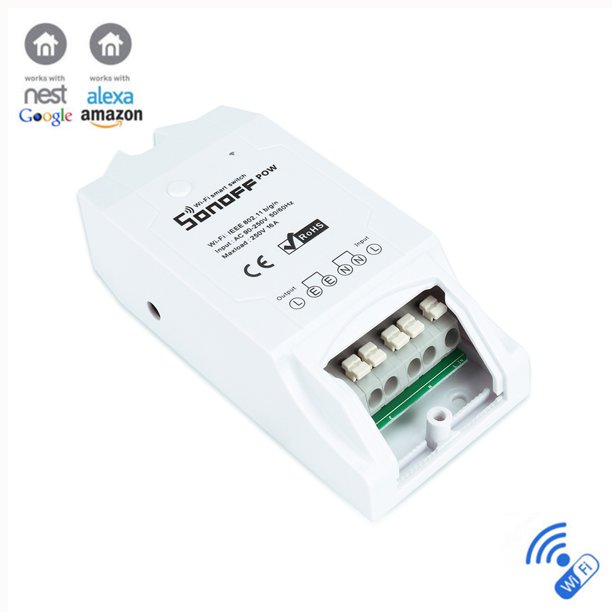 Sonoff Pow Power Detection 16a Remote Turn On Off Using App Ewelink Supports Single Countdown And Repetitive Tasks