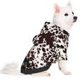 thumbnail image 2 of Fotbe Cow Skin Sudadera con Estampado para Perros Pequeños – Suéter con Capucha para Mascotas, Tela Suave de Forro Polar con Bolsillo-Large, 2 of 7