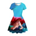 thumbnail image 1 of Summer Baby Girl Frozen Princess Elsa Anna Blancanieves Vestido de fiesta Jasmine Mermaid Ariel Dibujos animados 3D Imprimir Ropa casual Vestido9-10T (Etiqueta 150) Gao Jinjia LED, 1 of 2