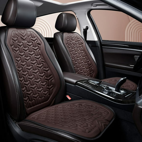 Cojín de asiento de coche Respaldo | Gasa de malla ventilada de verano, soporte ergonómico para confort, universal 43"x19" | Transpirable para todas las estaciones, portátil, no deformante