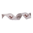 thumbnail image 3 of yotijay Christmas Ribbon Christmas Tree Decor 2 inch Wide Linen Ribbon for Gift Wrapping Gray, 3 of 9