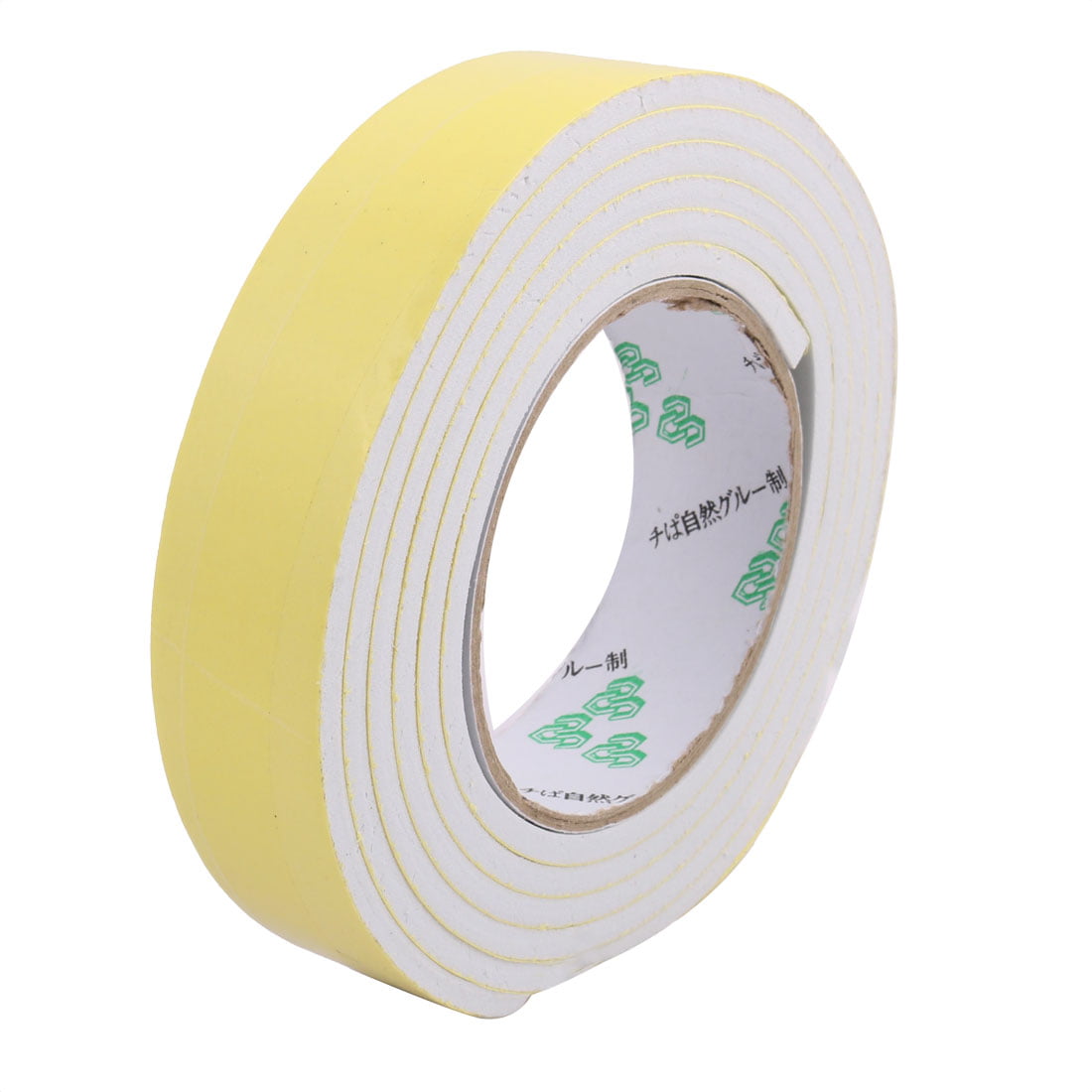 Lurrose 4 Rolls Strong Adhesive Foam Durable Thicken Multifunction Double Sided Tape EVA Sponge Sealing Tape for Office School Home 