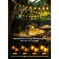 thumbnail image 4 of Outdoor-String-Lights-Patio-Lights, 100FT ST38 Shatterproof Dimmable Waterproof Connectable LED Christmas Lights, Hanging Outside Light for Backyard, Porch, Deck, Balcony, Garden, Home Decor, 4 of 4