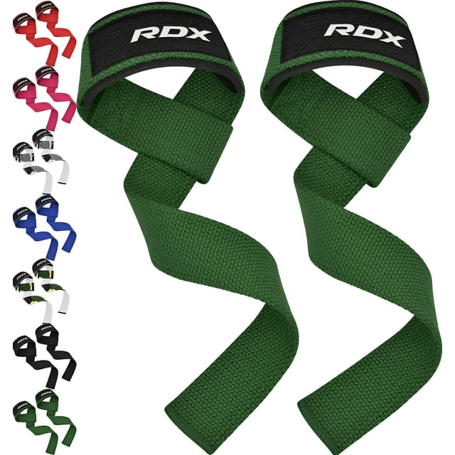 Correas de Levantamiento RDX 100% Algodón Resistente para Muñeca 60 cm