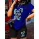 thumbnail image 2 of Conjunto de dos piezas con estampado de dibujos animados, camiseta de manga corta con cuello redondo y pantalones cortos, conjunto casual de verano de 2 piezas, ropa de mujer, 2 of 4