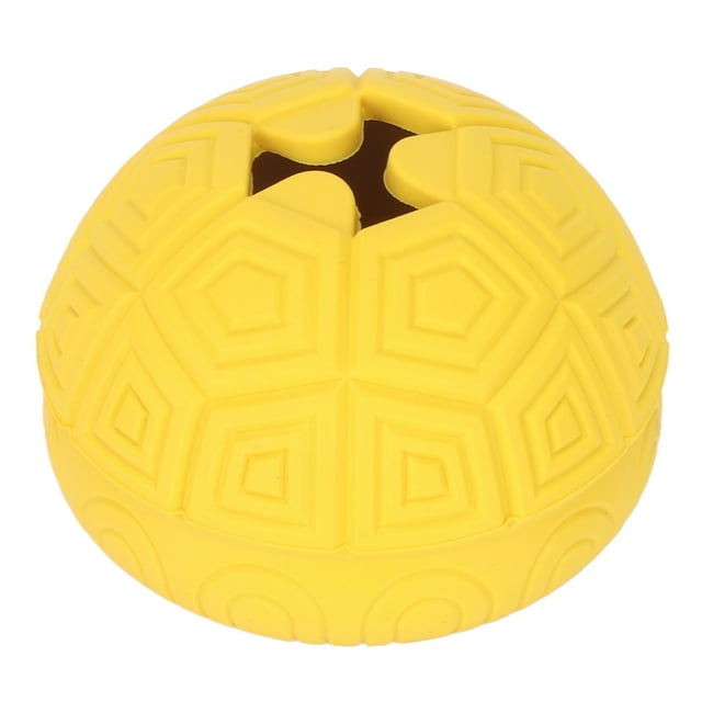 Bola de golosina para mascotas Bling Bling dispensador de comida concha de tortuga de goma grande