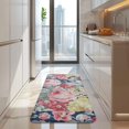 thumbnail image 4 of Pioneer Flower Floral Print Pattern Kitchen Rug Mat,Kitchen Runner Rugs Non Skid Washable,Decorative Kitchen Floor Mats for Kitchen,Sink,Laundry,17"x47.2", 4 of 7