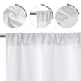 thumbnail image 5 of Mainstays 4 of a Kind Blackout Curtain Panels, Set of 4, White, 28" W x 84" L, 5 of 8