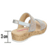 thumbnail image 4 of Sandalias Tropicana Plateado Para Niña T22-25 [TRO1554] plateado 24, 4 of 10