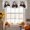 White, Charcoal Black, Pumpkin Orange, Woodgrain, variant on Halloween Tie Up Valance Curtains for Windows, Kitchen Curtains Window Treatments, Funny Ghost Pumpkins Black Cat Truck Wooden Short Window Shades Valances for Bedroom Bathroom Cafe 54"x18"