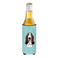 thumbnail image 2 of Carolines Treasures Checkerboard Blue Basset Hound Ultra Beverage Insulators for slim cans Slim Can multicolor, 2 of 2
