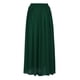 thumbnail image 5 of Moda mujer Primavera Verano cinturón botón cremallera cintura alta sólido Retro falda mujer plisado Wmkox8yi FGJ2633, 5 of 8