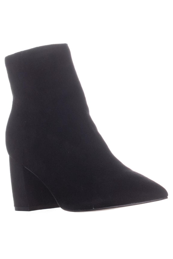 Womens Marc Fisher Retire Ankle Boots, Black Suede