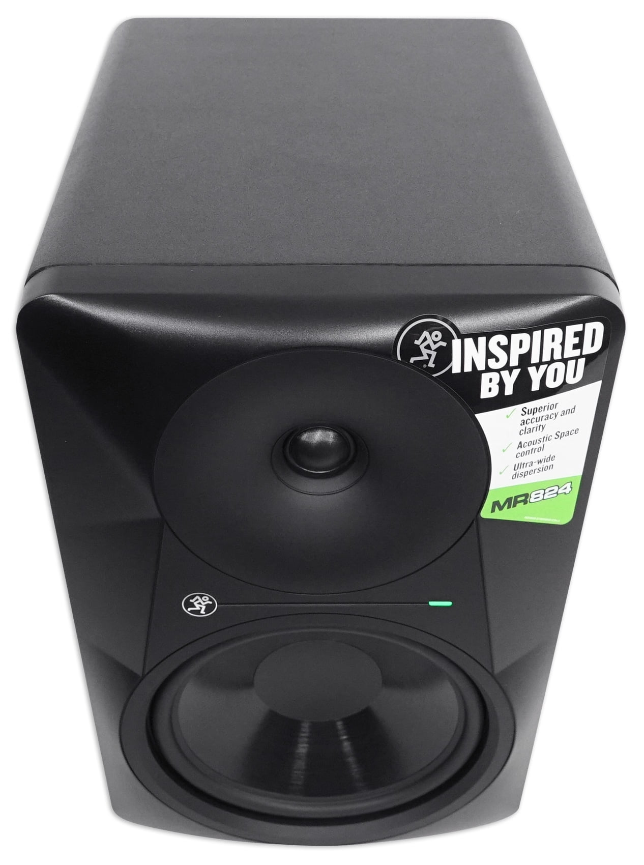 Mackie MR824 8” 85 Watt Powered Studio Monitor Class A/B Bi-Amped+Free Speaker
