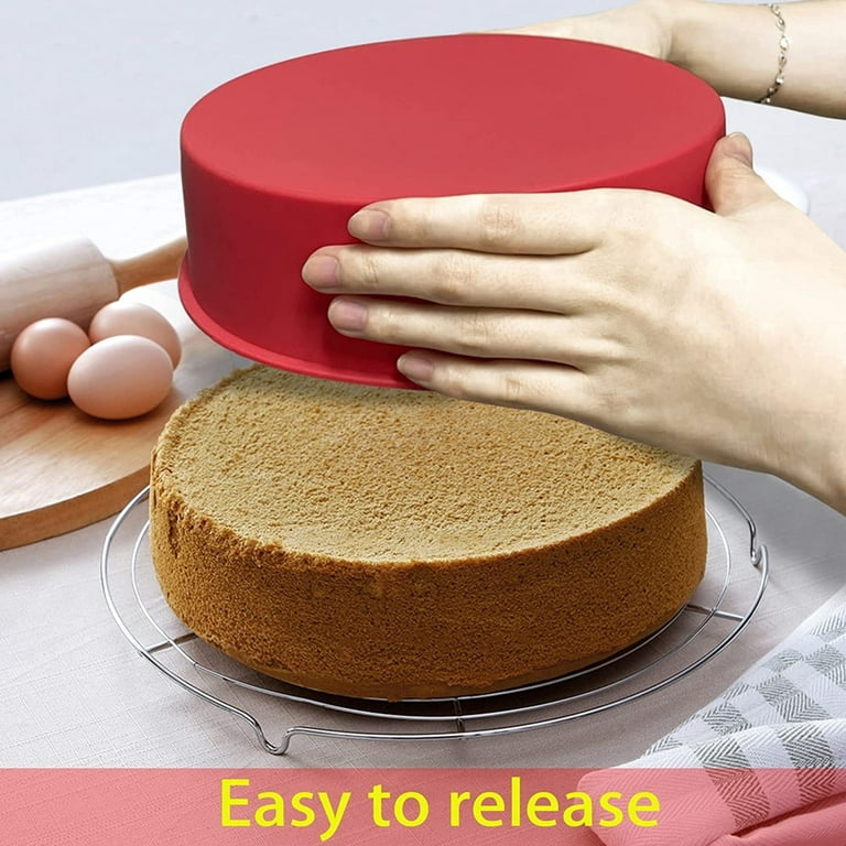 4 6 8 10 Inch Round Cake Silicone Cheesecake Pan Baking Forms For Pastry  Accessories Tools