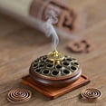 thumbnail image 5 of incense Burner Holder, Vintage Bedroom decor, Antiqued Metal, 1.5 in Height, Farmhouse Table decor, Table decorations for Party, Room decor Aesthetic, Wedding Table decorations, 1, 5 of 7