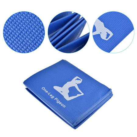 Eco-friendly Non Slip PVC Foldable Yoga Mat for Yoga Workout Exercise