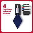thumbnail image 2 of TRU RED Chisel Tip Dry Erase Kit Assorted Colors TR56940, 2 of 9