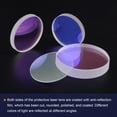 thumbnail image 5 of Uxcell Fiber Laser Protective Window Dia 30mm (1.18") Thickness 5mm (0.2") Fused Silica Quartz Lens for Laser Welding Machine, 5 of 5