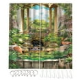 thumbnail image 1 of Youkk 2 Pcs Décoration de Rideau Rideaux pour Salon Chambre Salle de Bain Type D L, 1 of 6