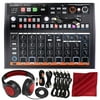 Arturia DrumBrute Impact Analog Drum Machine with Headphones and Deluxe Accessory Bundle