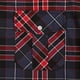 thumbnail image 4 of Camisa COEVALS CLUB para hombre, estilo western a cuadros, manga corta, rojo/negro, 4 of 7