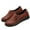 Brown, variant on LSLJS Fashion Women Solid Color Tie Buckle Soft Sole Outdoor Cloth Shoes Flat Shoes, Loafers Women Shoes, Gift for Women