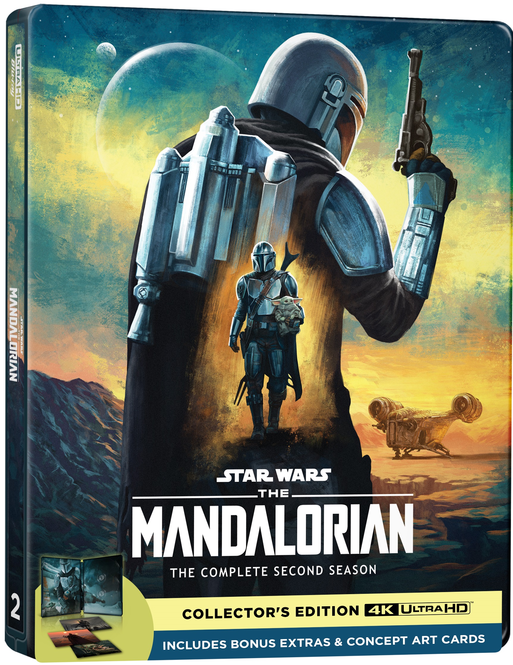 The Mandalorian: The Complete Second Season (Steelbook) 4K Ultra HD, Disney Action, Adventure