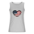 thumbnail image 3 of ibuvkizy Men's 4Th Of July USA Shirts Shirt Short Sleeve American Flag T-Shirt Men's Print Tank Top Casual Sports Sleeveless Round Neck T-shirt Tank Top Summer Patriotic Graphic Tees, 3 of 3