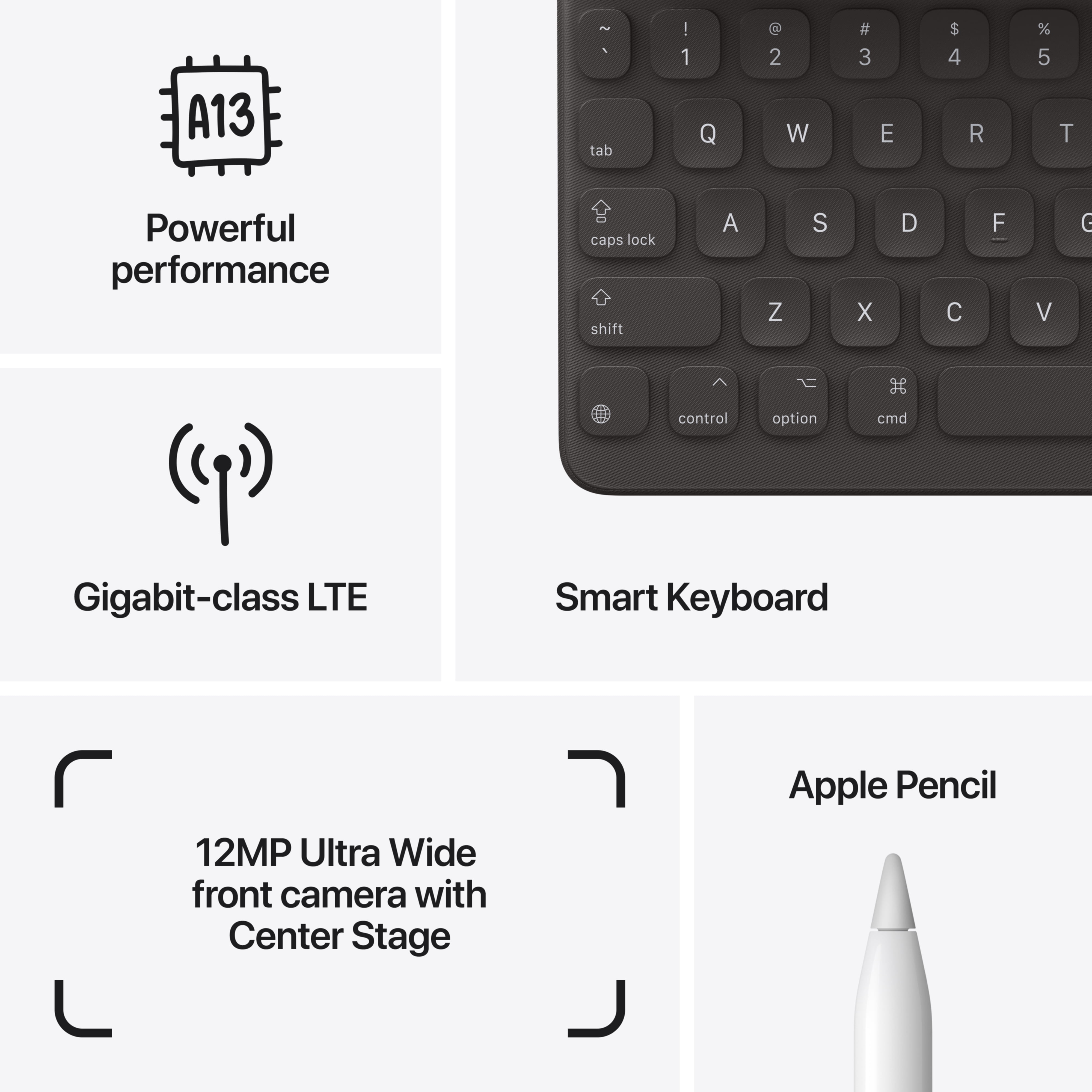2021 Apple 10.2-inch iPad Wi-Fi + Cellular 256GB - Silver (9th 