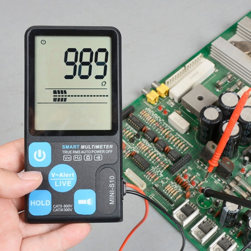 Digital Multimeter Tester for Smart Auto Range Voltmeter for Electrical Testing