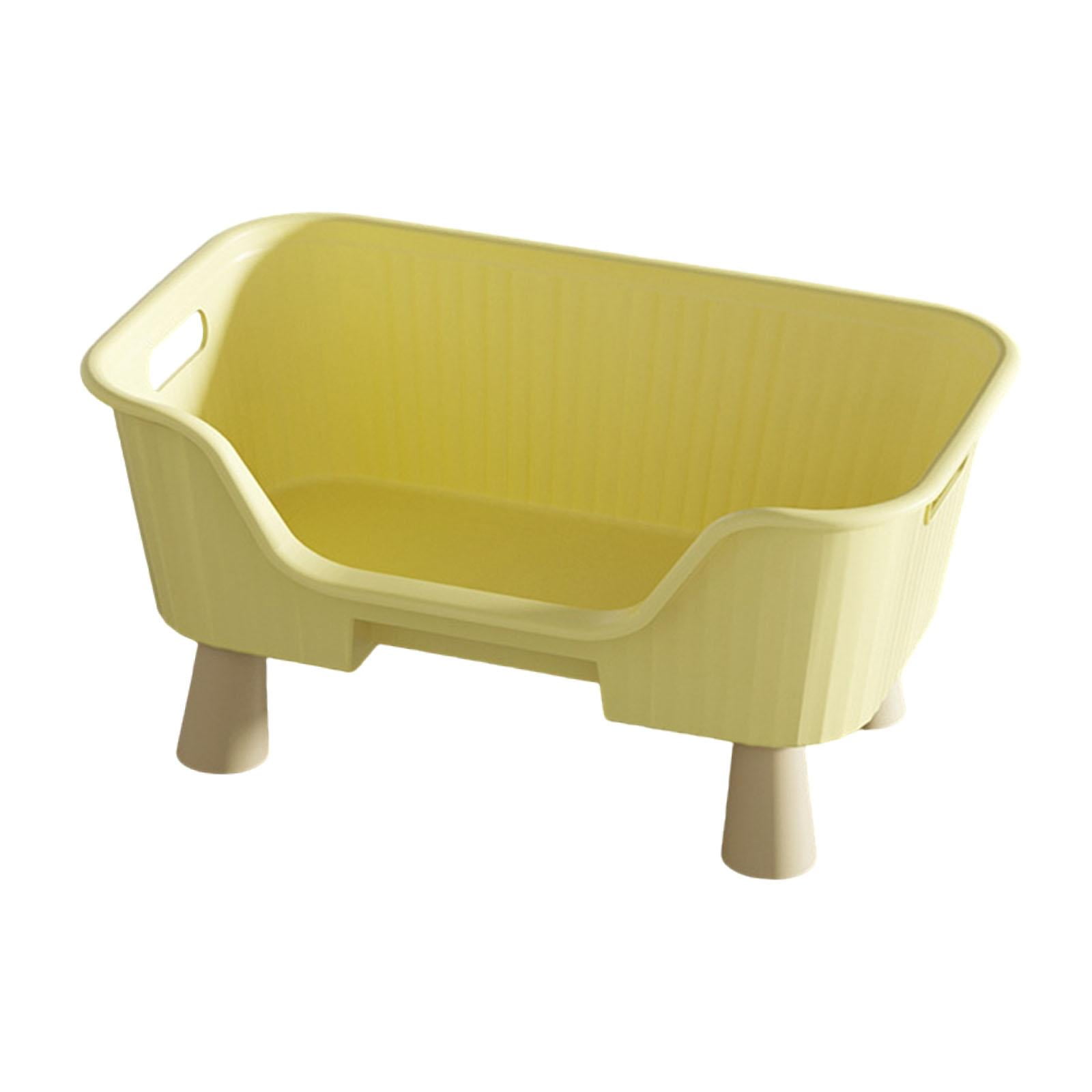 CarpNettore Cat Hammock Bed Elevated Cat Nest Furniture Raised Cat Cot for Kitten Kitty Cats M yellow