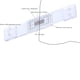 thumbnail image 3 of Calibrador de medición de grietas en la pared | Medidor comparativo de grietas acrílicas para el monitoreo de edificios | Escala de alta definición | Detector de grietas estándar y de esquinas |, 3 of 6