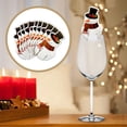 thumbnail image 5 of perfeclan 5x10 Pieces Cup Card Name Card Insert Card for Desktop decor Events Party Snowman 5 Pcs, 5 of 8
