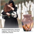 thumbnail image 4 of JAGASY Butterfly Cremation Urns for Mom & Dad - Keepsake Tulip Urn for Ashes Adult Male - Memorial Small Urn for Human Ashes - Miniature Pink Urns for Mother - (3 Inch), 4 of 7