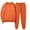010 Orange, variant on Lounge Sets for Women 2 Piece Fall Fashion Long Sleeve Crewneck Pullover Sweatshirts Jogger Pant Sweatsuits Tracksuit