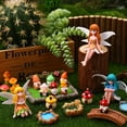 thumbnail image 2 of topjuju 29 Pcs Miniatures Fairy Garden Accessories, Mini Resin Fairy Figurines, Cute Tiny Gnome Mushroom Bridge Chairs for DIY Home Outdoor Micro Landscape Terrarium Ornaments, 2 of 3