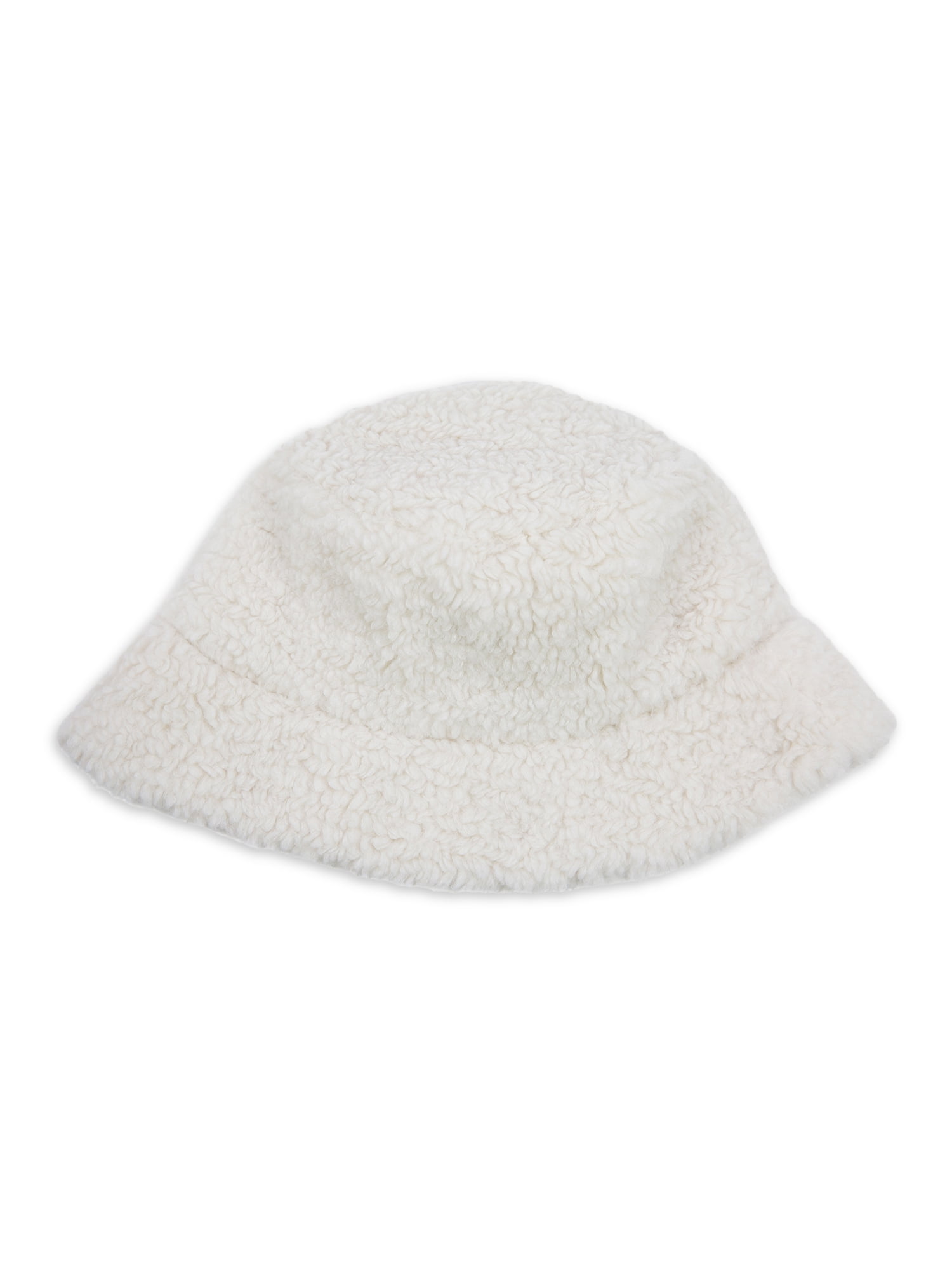Time and Tru Bucket Cream Hat Size Teddy Sherpa Color One