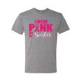 thumbnail image 2 of I Wear Pink for My Sisiter Survivor Awareness Mens Premium Tri Blend T-Shirt, Premium Heather, Small, 2 of 3