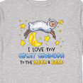 thumbnail image 4 of Inktastic I Love my Great Grandpa to the Moon and Back Cute Sheep Boys or Girls Long Sleeve Toddler T-Shirt, 4 of 5