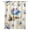 Cream, variant on Coastal Shells Kitchen Curtains Summer Ocean Waves Conch Grey Wooden Grain Cafe Short Curtains for Bathroom Blackout Window Curtain Small Window Tier Drapes for Bedroom Living Room 27.5"x39"x2
