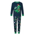 thumbnail image 2 of Matching Family Christmas Pajamas Set, Xmas Holiday PJs for Women/Men/Kids, Letter Printed Loungewear Sleepwear, 2 of 10