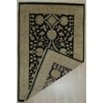 thumbnail image 3 of EORC Black Hand Knotted Wool Traditional Agra Rug, 5'6 X 8'3, 3 of 4