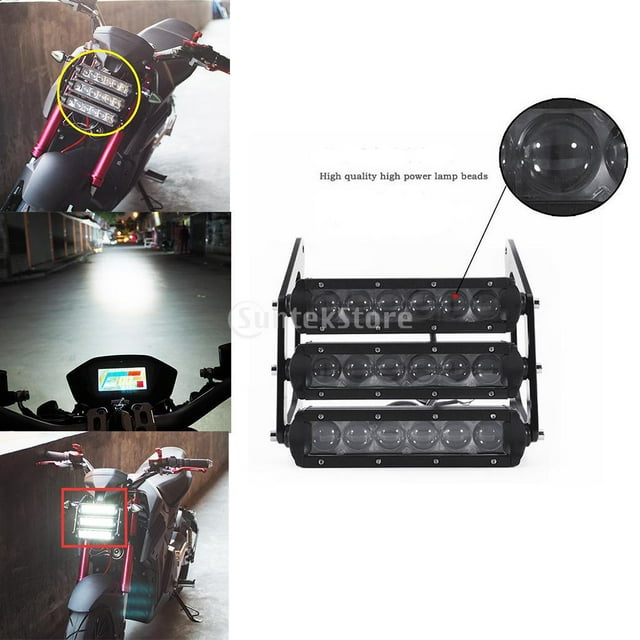 Motorcycle Front Fork Light for Grom 125 Fairing Black