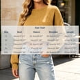 thumbnail image 3 of NominalSnug Womens Ribbed Knit Cropped Tops Crewneck Long Sleeve Shirts Loose Fit Casual Pullover Fall Outfits, 3 of 6