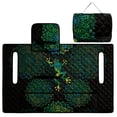 thumbnail image 5 of Pzuqiu Golf Cart Seat Cover, Compatible with Outdoor, Suitable for Club Cars Quilted, Frog Mandala, 5 of 9