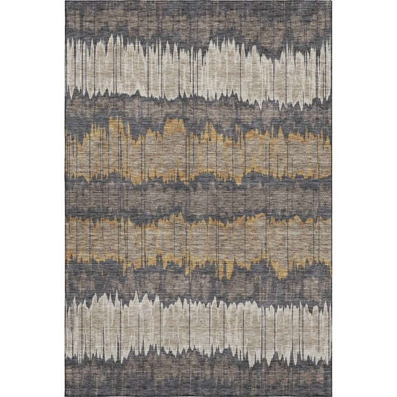 Dalyn Rugs Premium Machine Washable Mayfield AMF755 Fudge 9' x 12' Rug