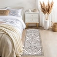 thumbnail image 2 of MeyJey Boho Kitchen Rug and Mat Set 3 Piece, Non-Slip Machine Washable Rugs for Kitchen Floor Dining/Laundry/Living Room, Brown, 2 of 14