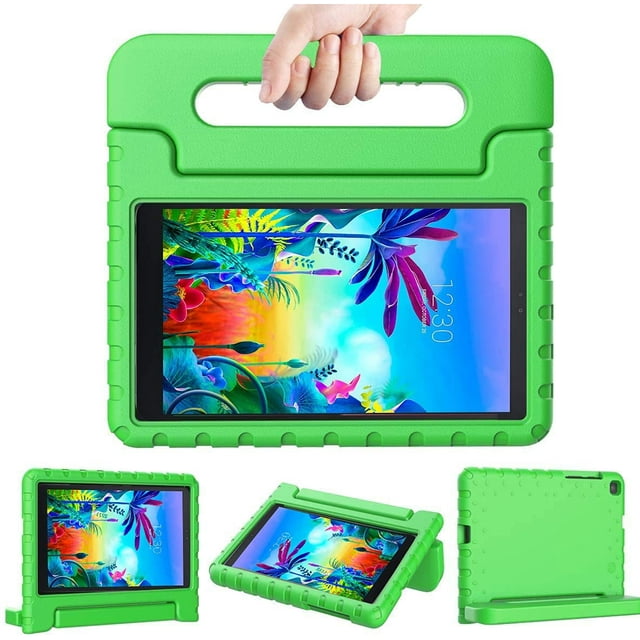 Case for LG gpad 5 10.1 FHD 2019 | Heavy Duty Rugged Shockproof Kids Friendly Light Weight Convertible Handle Stand Proctive Case Cover for LG G Pad 5 10.1 inch(Model LM-T600/ LM-T605) | Green