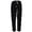 Black, variant on Men's Casual Slim Fit Leather Label Cropped Pants Solid Color Casual Pocket Pants Sock, Size S